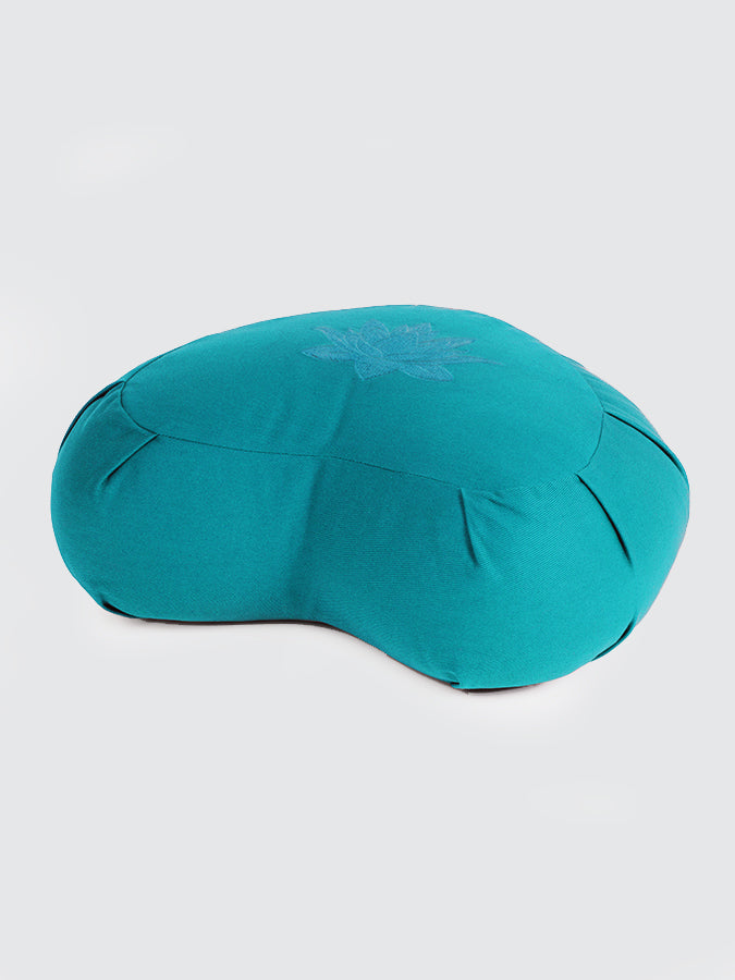 Yoga Studio Crescent Lotus Organic Zafu Buckwheat Cushion