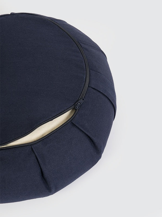 Yoga Studio Crescent Lotus Organic Zafu Buckwheat Cushion