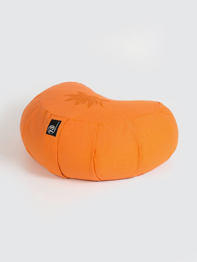 Yoga Studio Crescent Lotus Organic Zafu Buckwheat Cushion