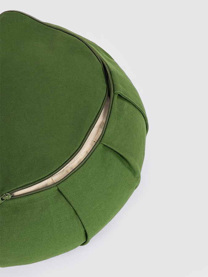 Yoga Studio Crescent Lotus Organic Zafu Buckwheat Cushion