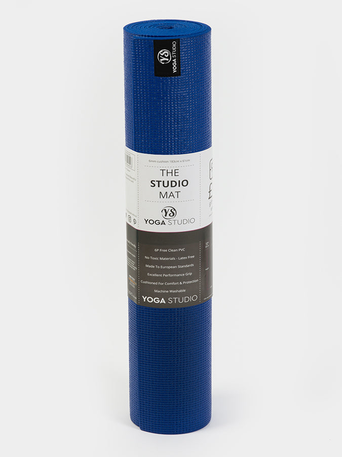 Yoga Studio Sticky Yoga Mat 6mm - Blue