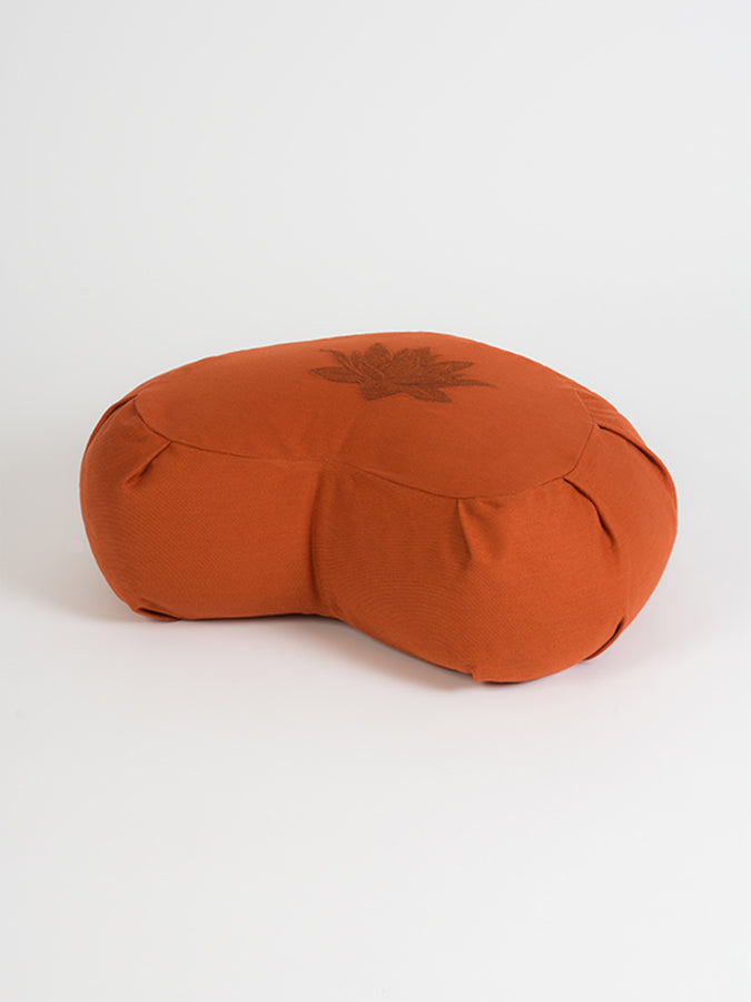 Yoga Studio Crescent Lotus Organic Zafu Buckwheat Cushion