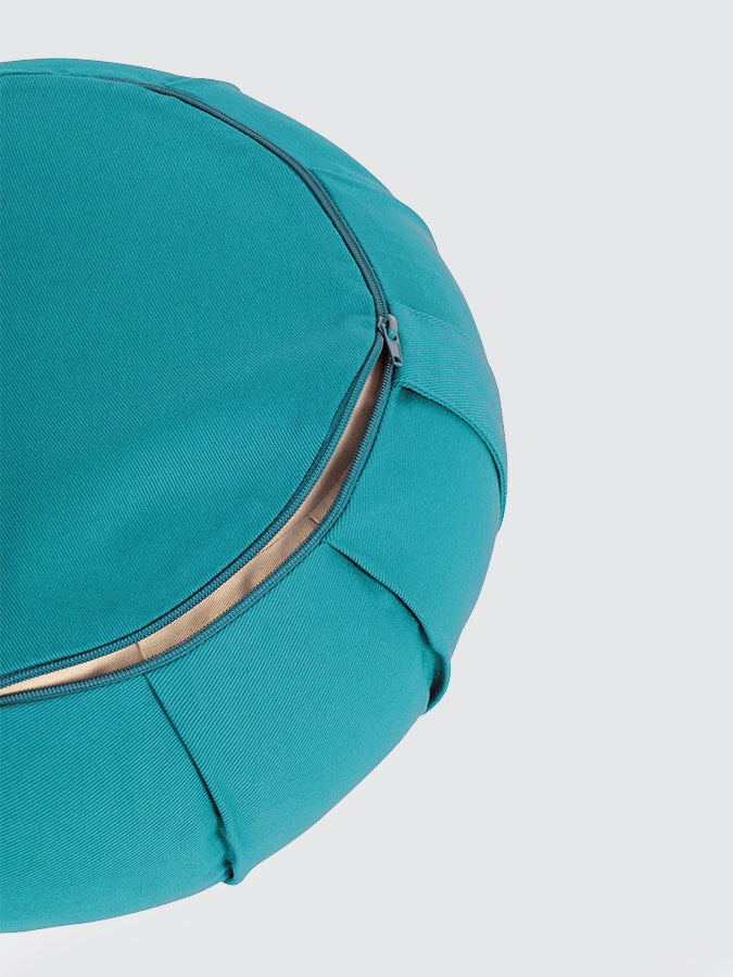 Yoga Studio Crescent Lotus Organic Zafu Buckwheat Cushion