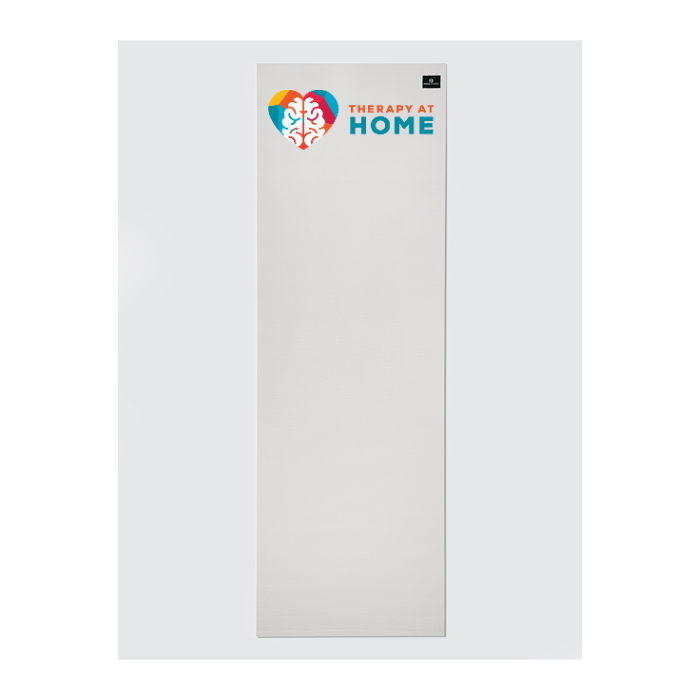 Personalised Yoga Mat 6mm With Custom Design - White