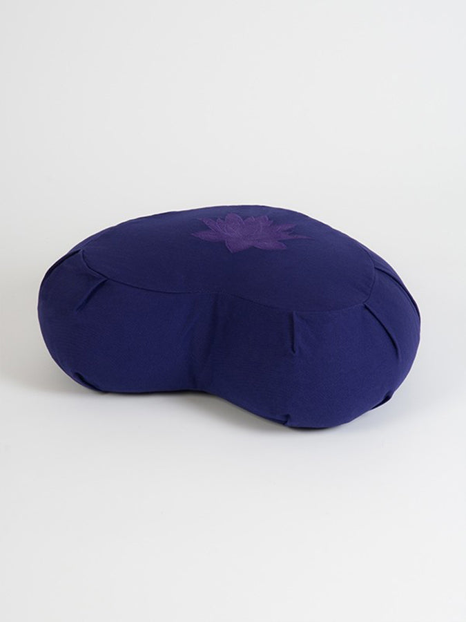 Yoga Studio Crescent Lotus Organic Zafu Buckwheat Cushion