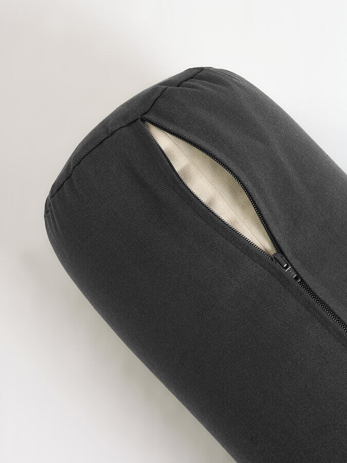 Yoga Studio Organic Cotton Buckwheat Lotus Meditation Bolster Cushion