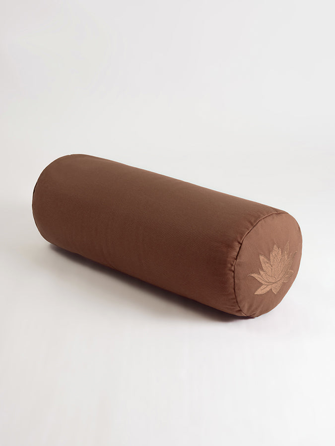 Yoga Studio Organic Cotton Buckwheat Lotus Meditation Bolster Cushion