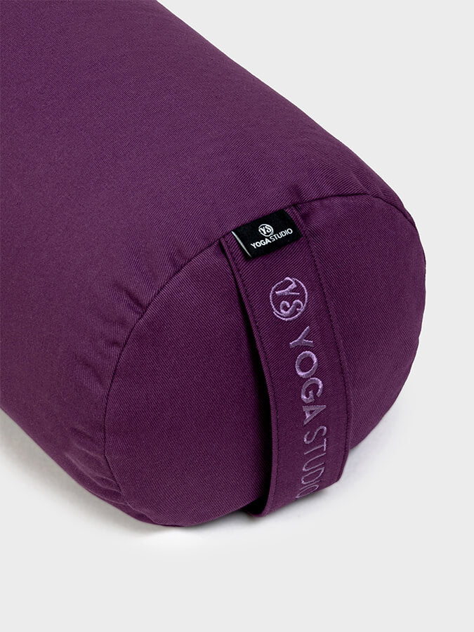Yoga Studio Organic Buckwheat Meditation Bolster Cushion - Lilac