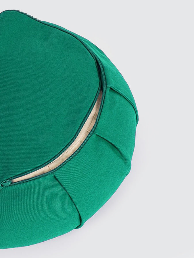 Yoga Studio Crescent Lotus Organic Zafu Buckwheat Cushion