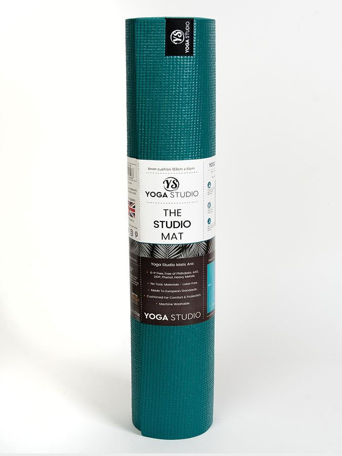 Yoga Studio Sticky Yoga Mat 6mm - Teal