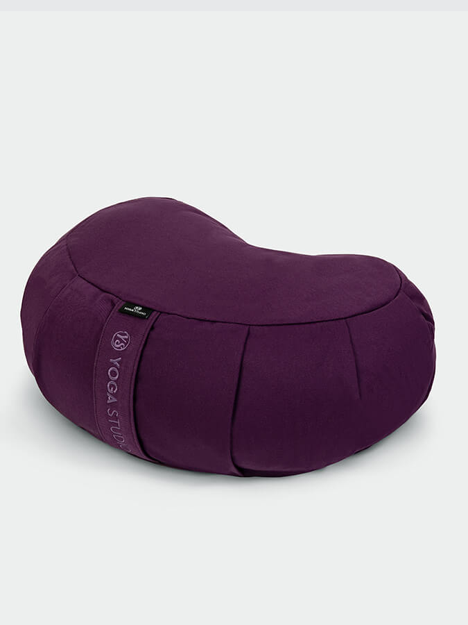 Yoga Studio European Organic Buckwheat Zafu Crescent Cushion