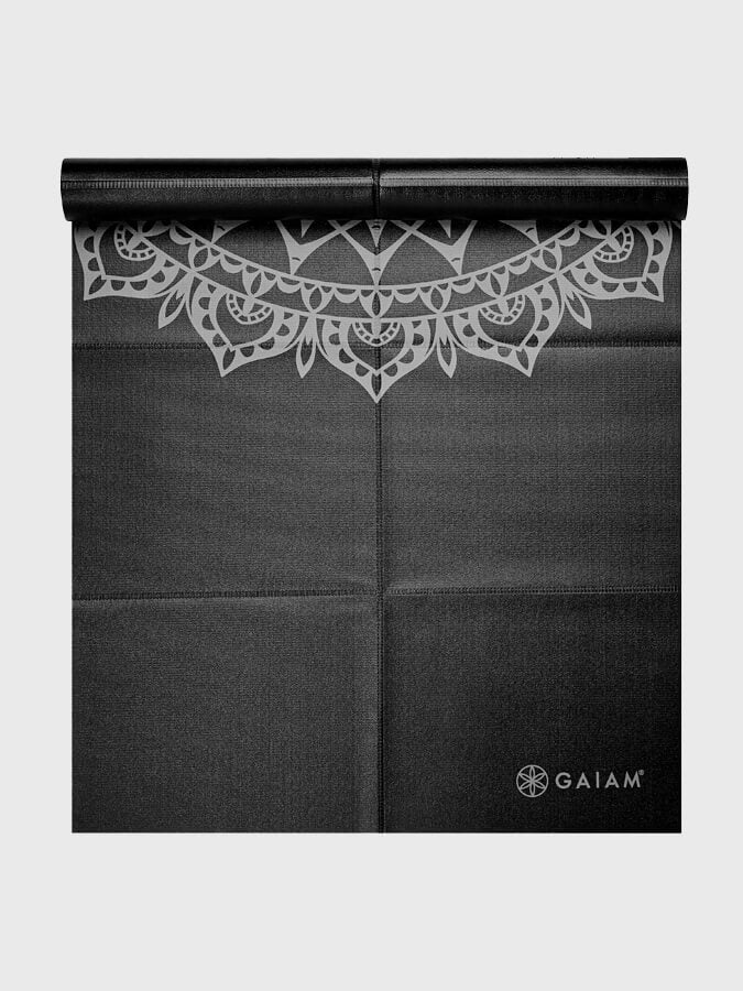 Gaiam Foldable Travel Yoga Mat 2mm - Midnight Marrakesh