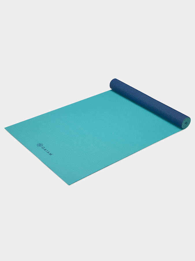 Gaiam Open Sea Reversible 2 Colour Yoga Mat 4mm