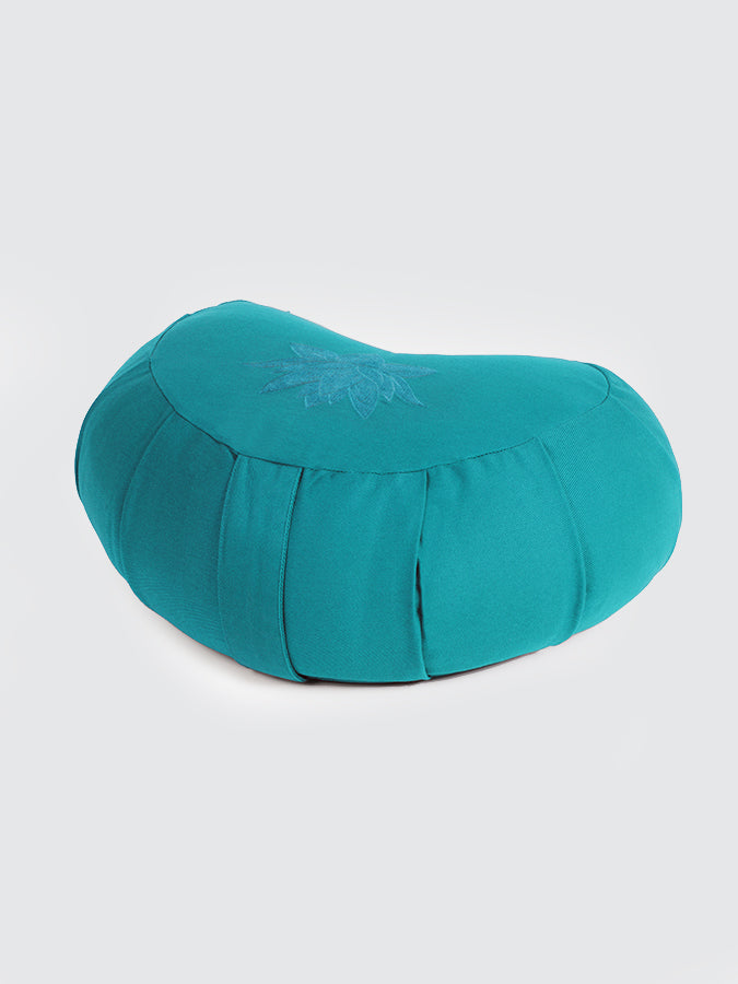 Yoga Studio Crescent Lotus Organic Zafu Buckwheat Cushion