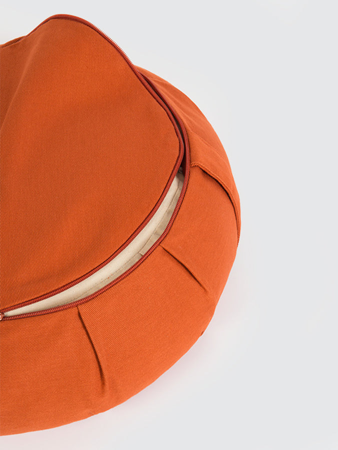 Yoga Studio Crescent Lotus Organic Zafu Buckwheat Cushion