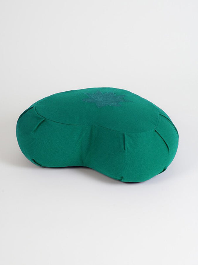 Yoga Studio Crescent Lotus Organic Zafu Buckwheat Cushion