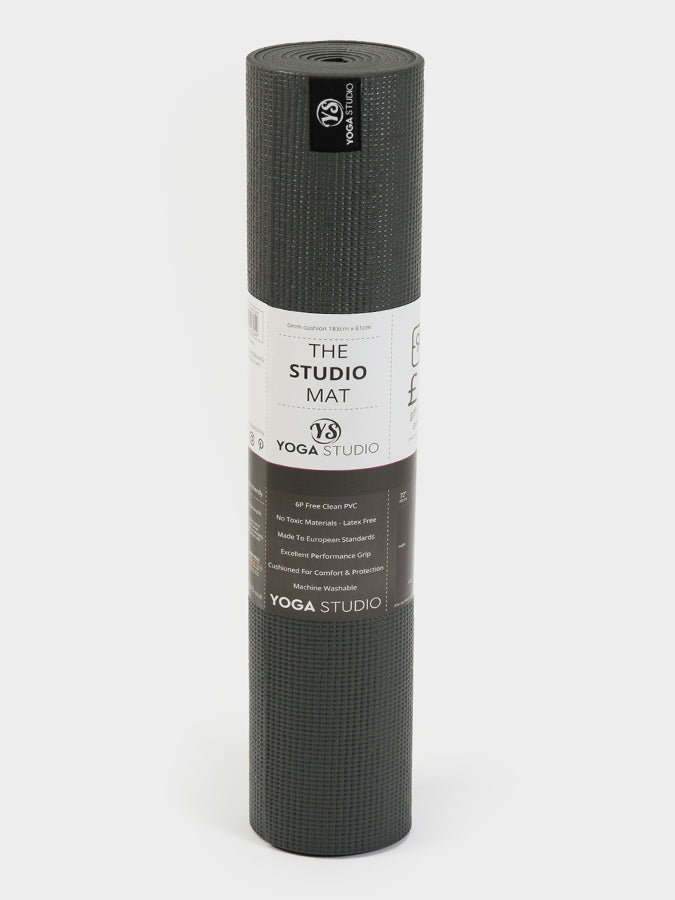 Yoga Studio Sticky Yoga Mat 6mm - Graphite Grey