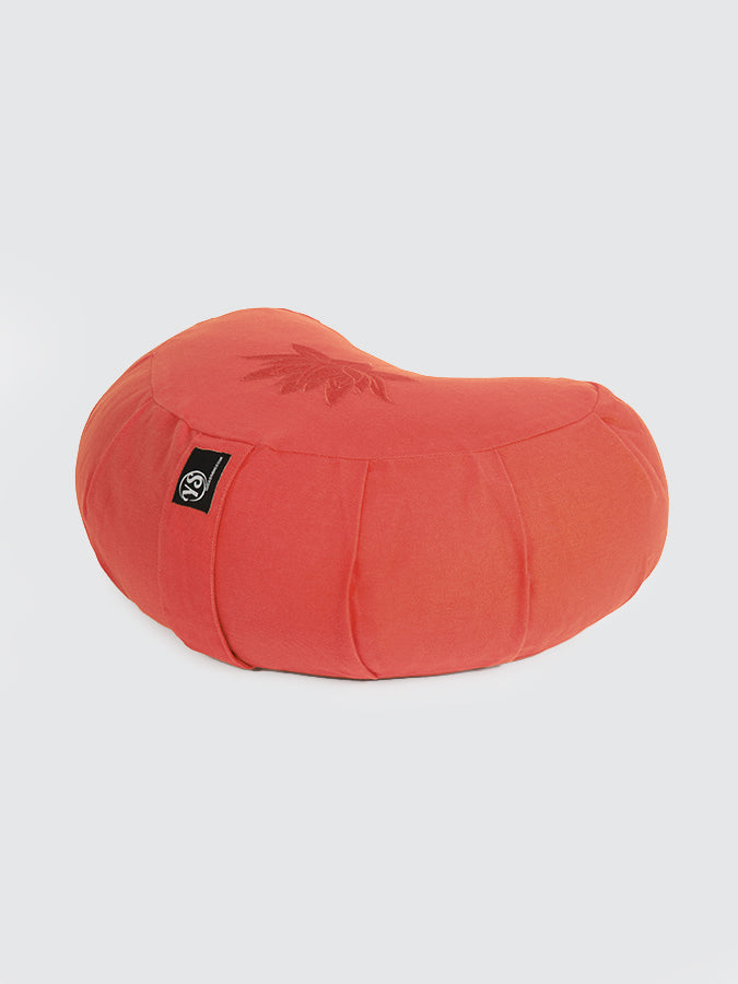 Yoga Studio Crescent Lotus Organic Zafu Buckwheat Cushion