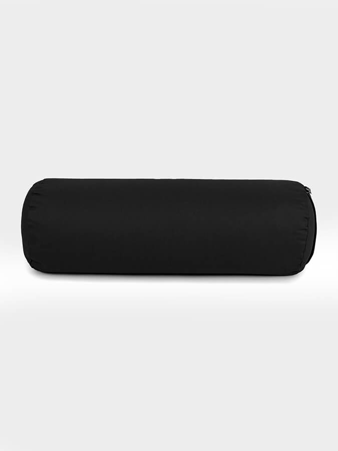 Yoga Studio Organic Buckwheat Meditation Bolster Cushion - Black