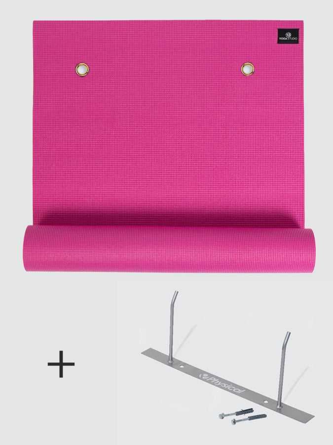 Yoga Studio 20x 6mm (EYELETTED) Yoga Mats + Bracket