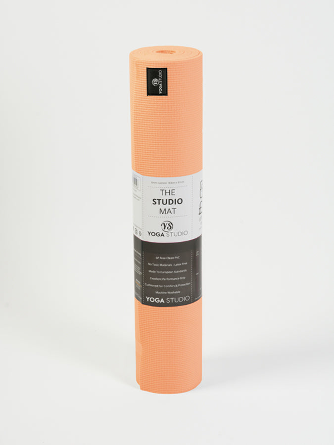Yoga Studio Sticky Yoga Mat 6mm - Peach Fuzz