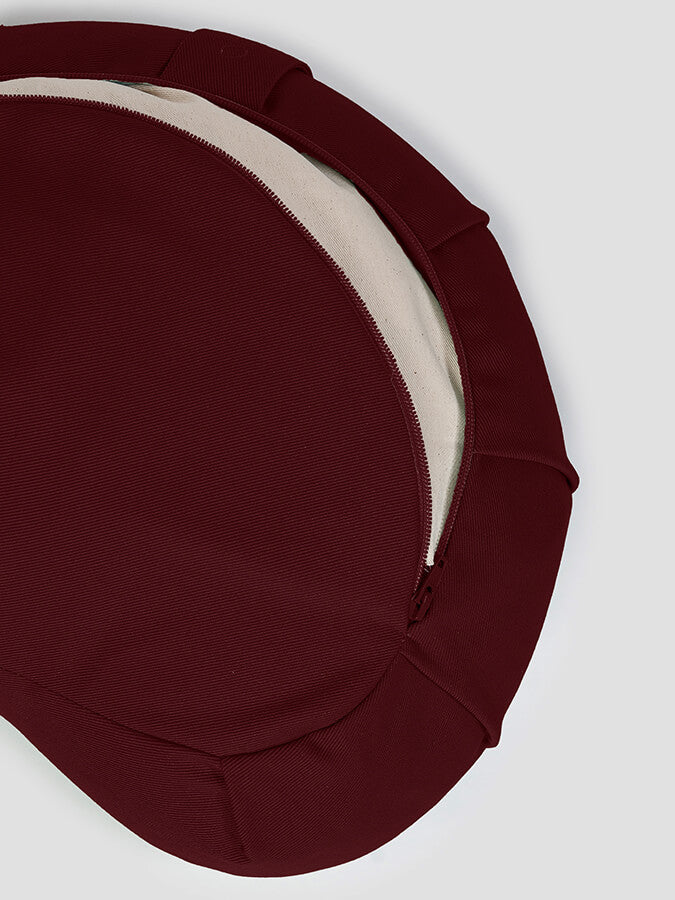 Yoga Studio Crescent Lotus Organic Zafu Buckwheat Cushion