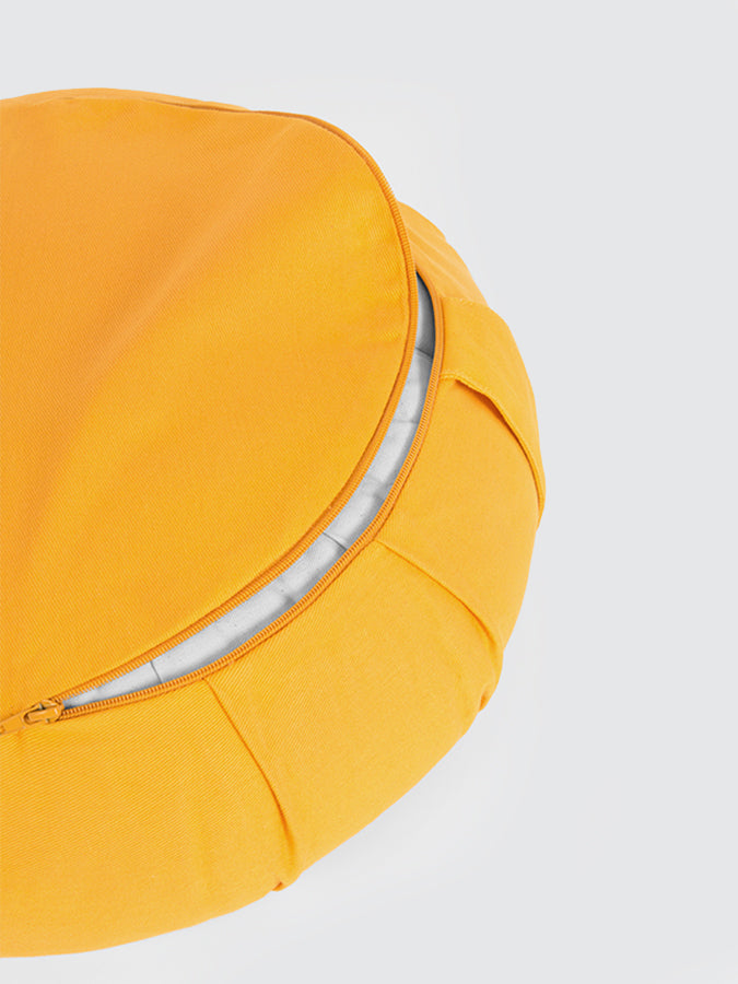 Yoga Studio Crescent Lotus Organic Zafu Buckwheat Cushion