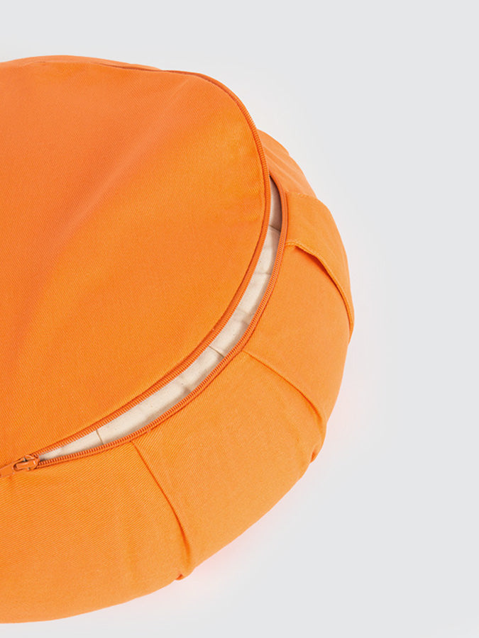 Yoga Studio Crescent Lotus Organic Zafu Buckwheat Cushion