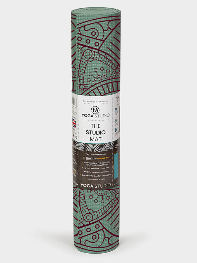 Patterned Design Non Slip Sticky Yoga Mat