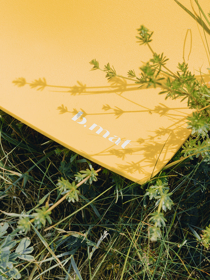 BHalfmoon BMat Everyday Yoga Mat 4mm - Saffron Yellow