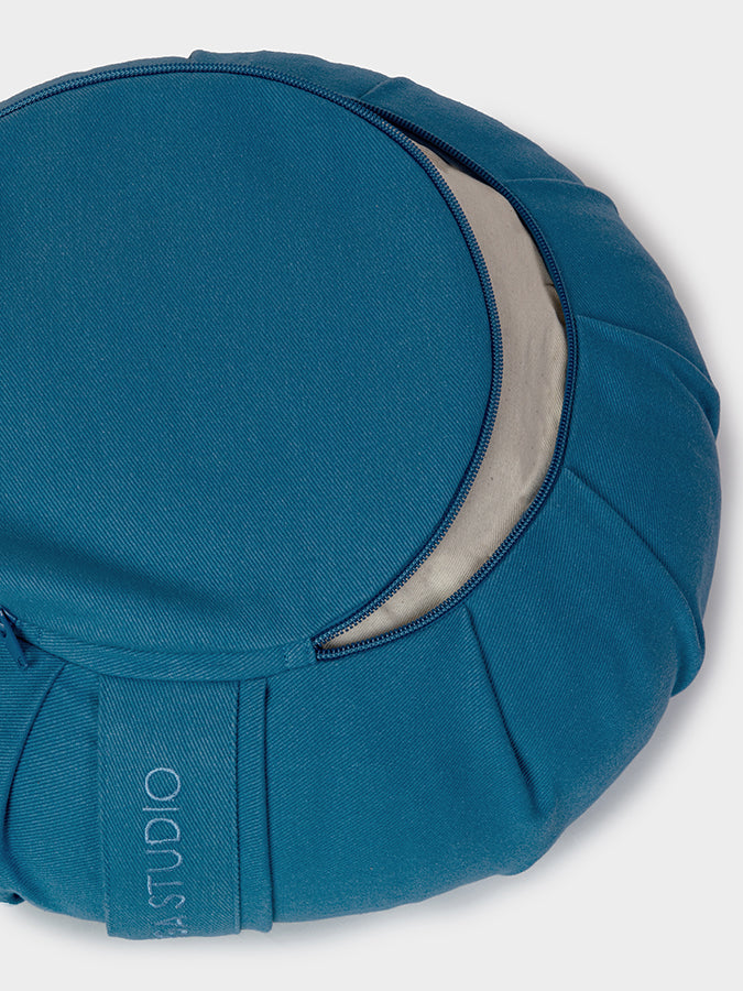 Yoga Studio GOTS Organic Cotton Round Lotus Zafu Buckwheat Cushion