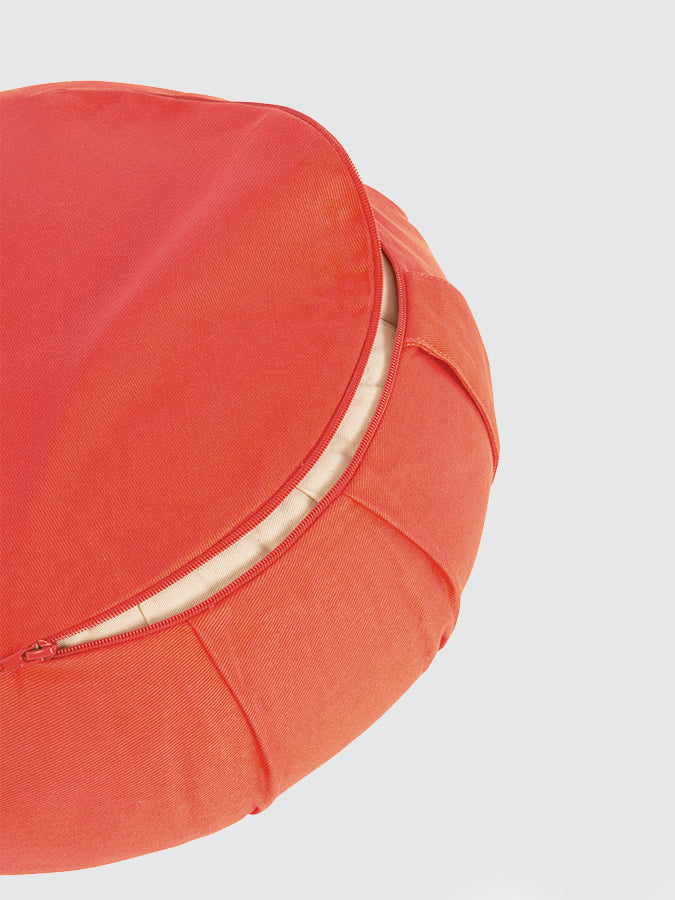 Yoga Studio Crescent Lotus Organic Zafu Buckwheat Cushion