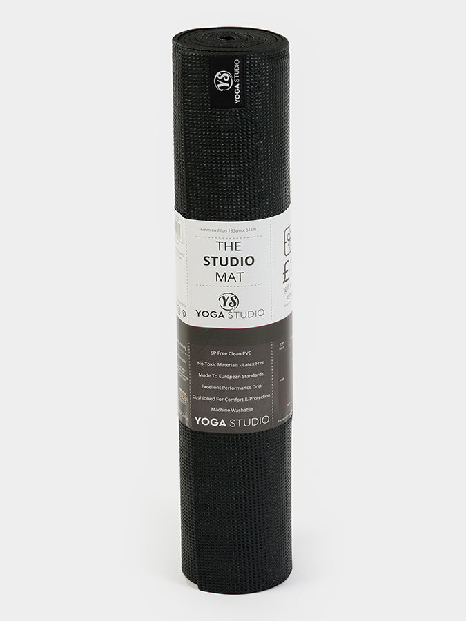 Yoga Studio Sticky Yoga Mat 6mm - Black