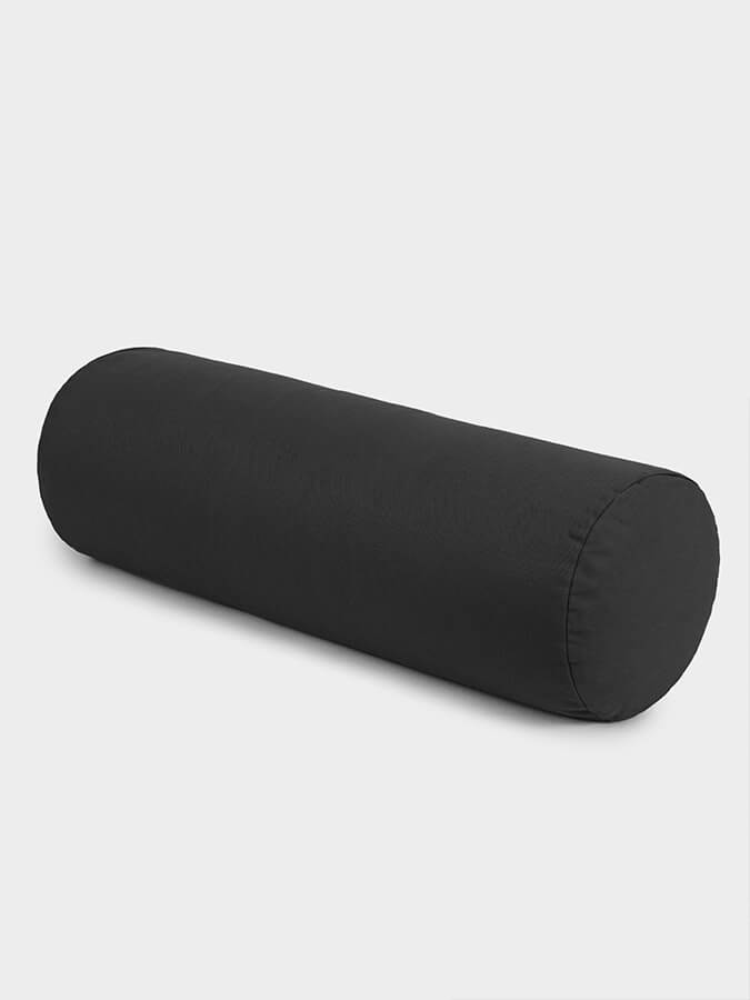 Yoga Studio Organic Buckwheat Meditation Bolster Cushion - Grey