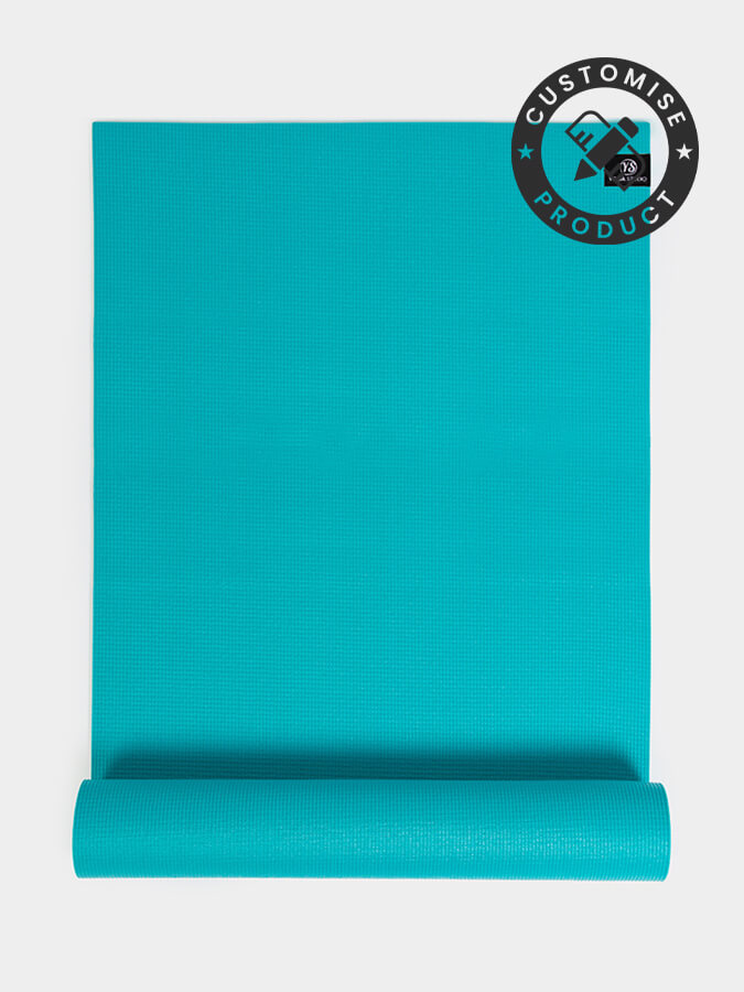 Personalised Yoga Mat 6mm With Custom Design - Turquoise –Yoga