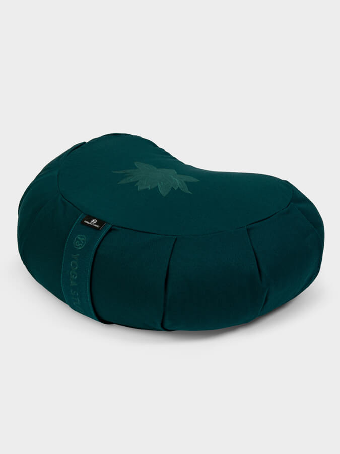 Yoga Studio Crescent Lotus Organic Zafu Buckwheat Cushion