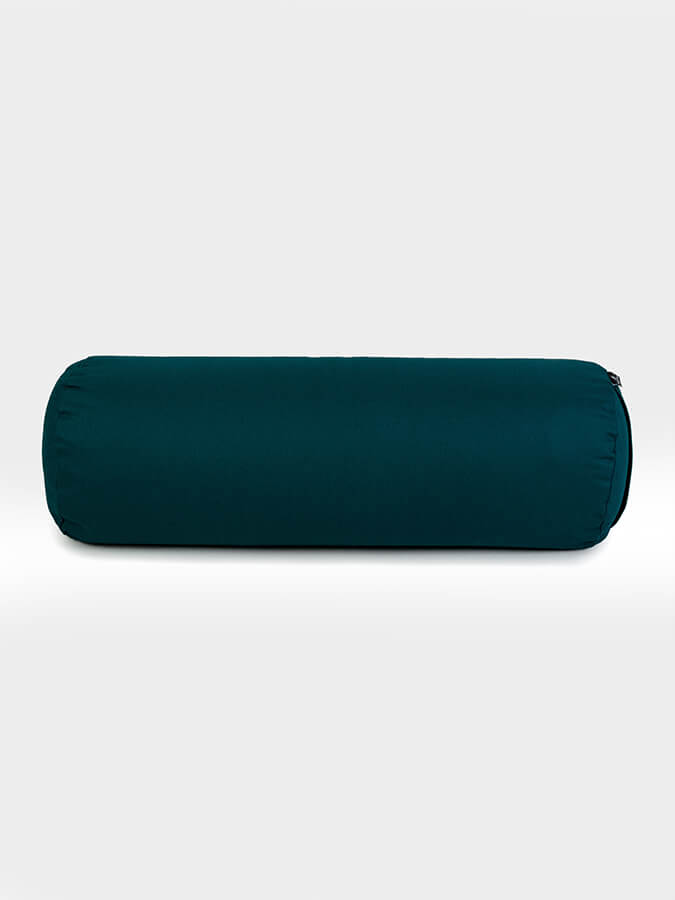 Yoga Studio Organic Buckwheat Meditation Bolster Cushion - Teal