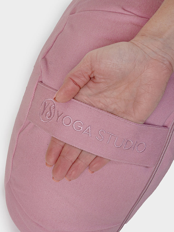 Yoga Studio Crescent Lotus Organic Zafu Buckwheat Cushion