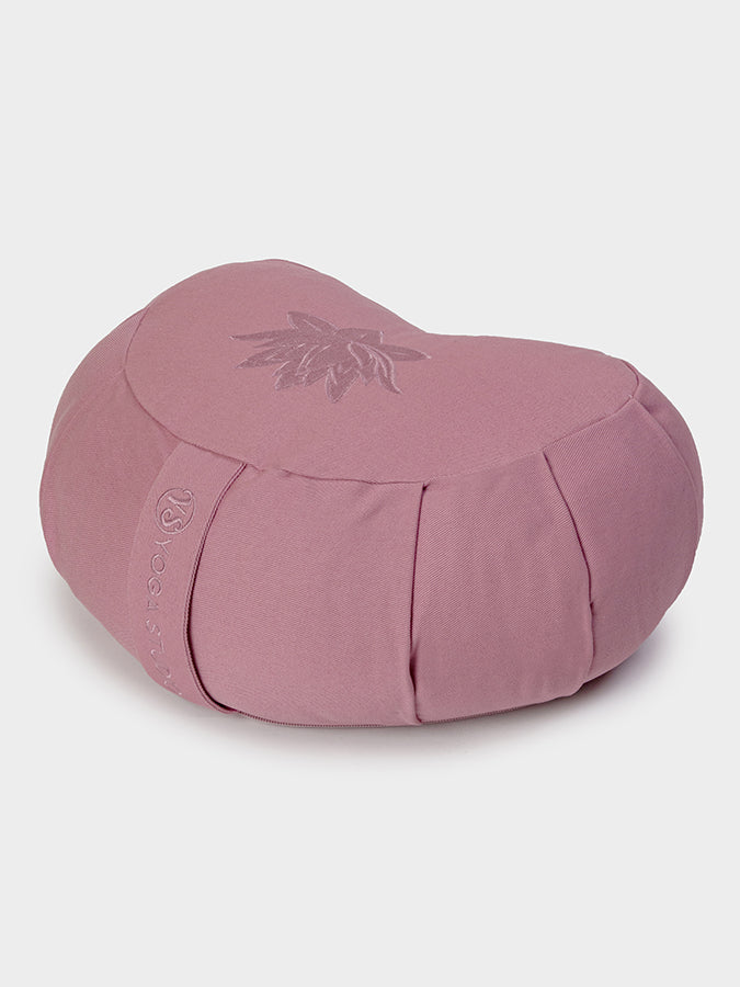Yoga Studio Crescent Lotus Organic Zafu Buckwheat Cushion