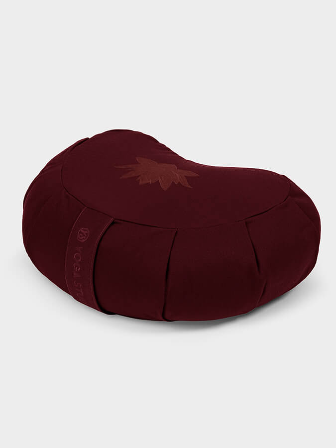 Yoga Studio Crescent Lotus Organic Zafu Buckwheat Cushion