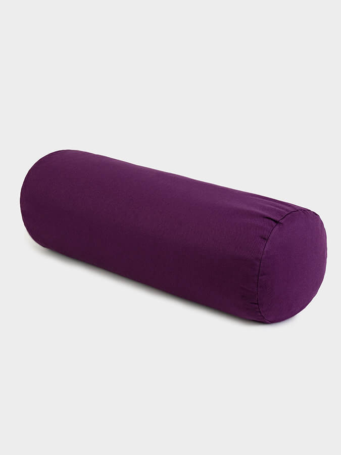 Yoga Studio Organic Buckwheat Meditation Bolster Cushion - Lilac