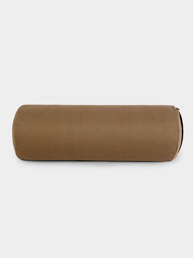 Yoga Studio Organic Buckwheat Meditation Bolster Cushion - Sand