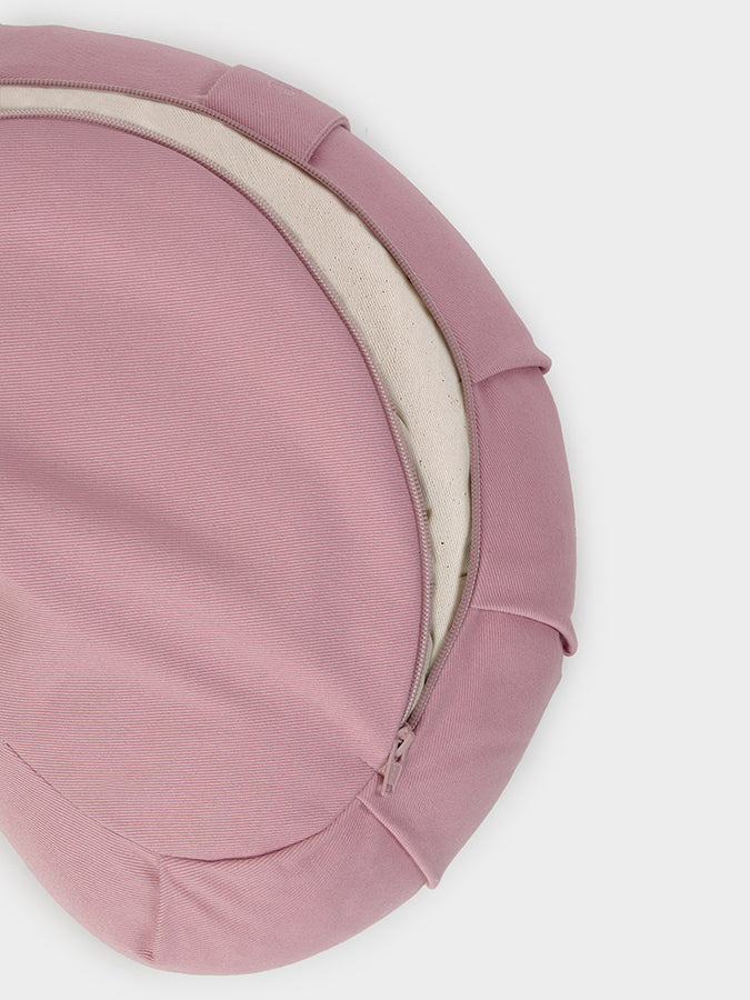 Yoga Studio Crescent Lotus Organic Zafu Buckwheat Cushion