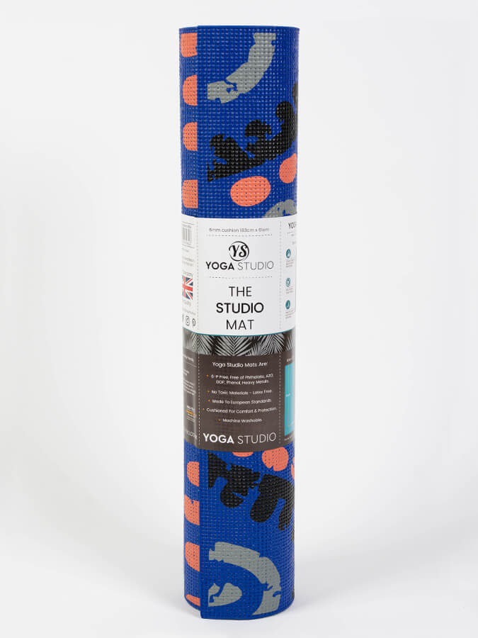 Patterned Design Non Slip Sticky Yoga Mat