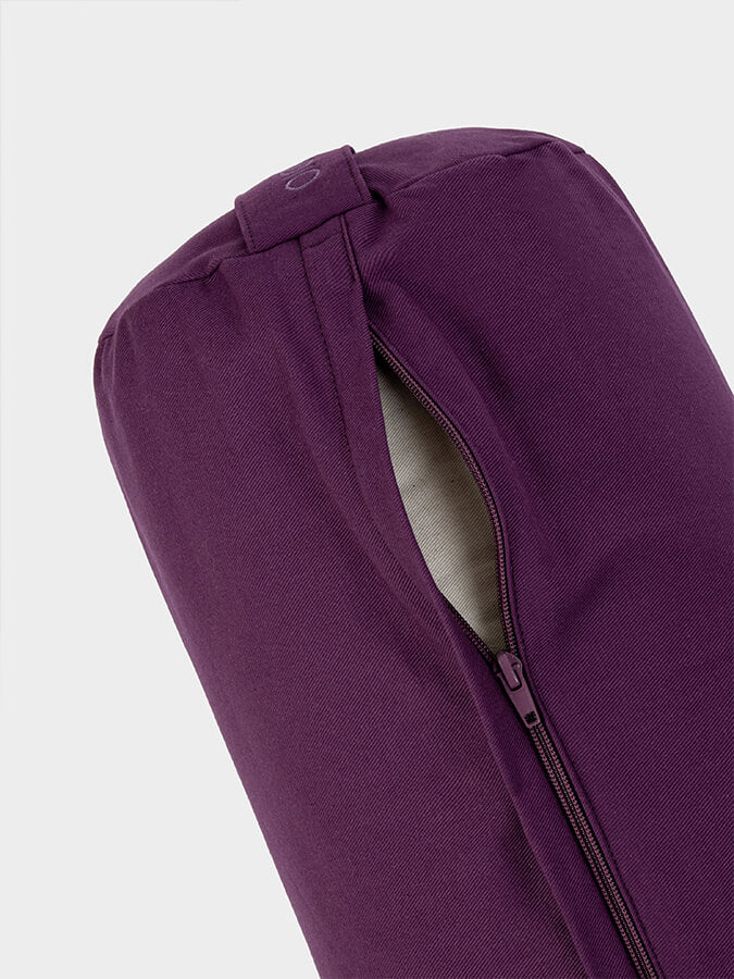 Yoga Studio Organic Buckwheat Meditation Bolster Cushion - Lilac