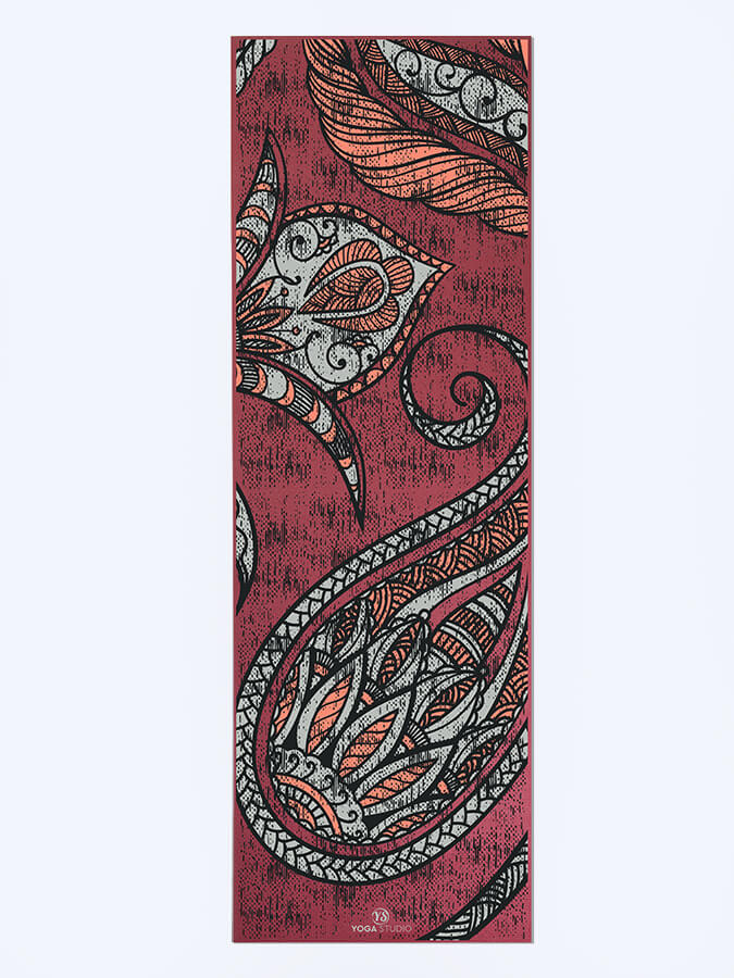 Patterned Design Non Slip Sticky Yoga Mat