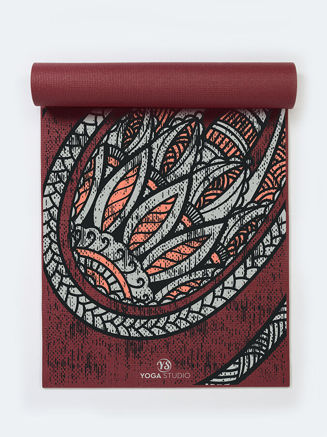 Patterned Design Non Slip Sticky Yoga Mat
