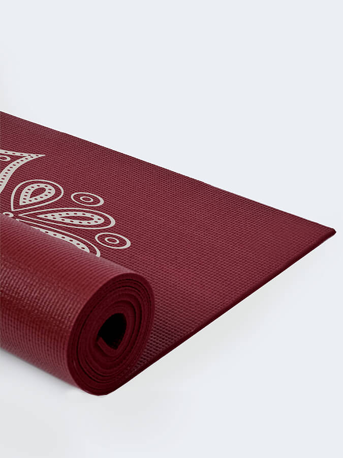 Patterned Design Non Slip Sticky Yoga Mat