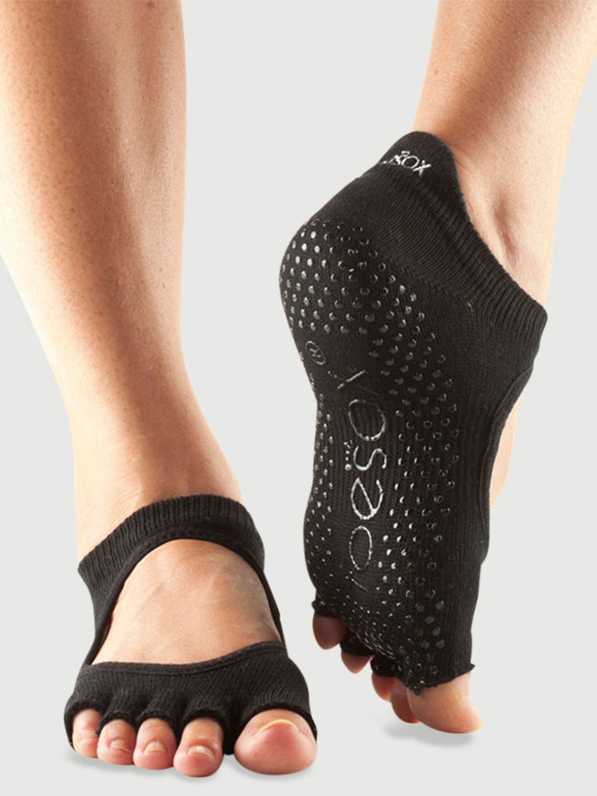ToeSox Half Toe Bellarina Women's Yoga Grip Socks –Yoga Studio Store