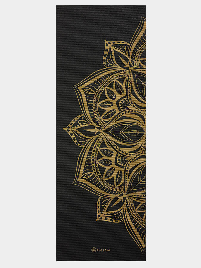 Gaiam Bronze Medallion Premium Metallic Yoga Mat 6mm